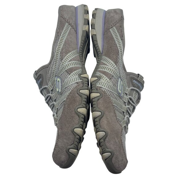 Skechers Cuddy Slip On Sneaker Mule Grey Taupe Size 6 Comfort Memory Foam - Picture 7 of 10